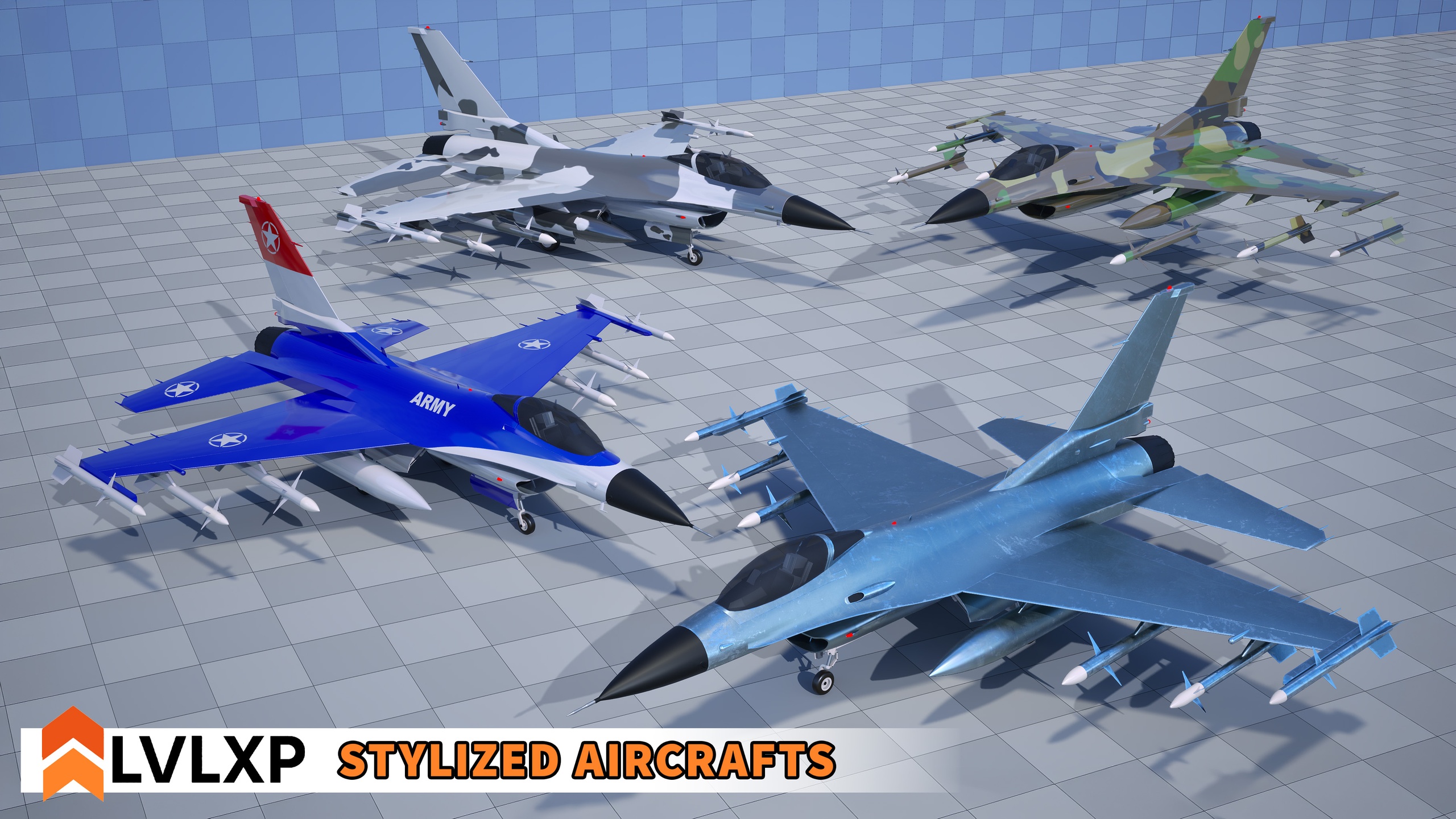 Media 1 for listing Stylized Aircrafts - Military Aircraft Jet Plane "Tempest"