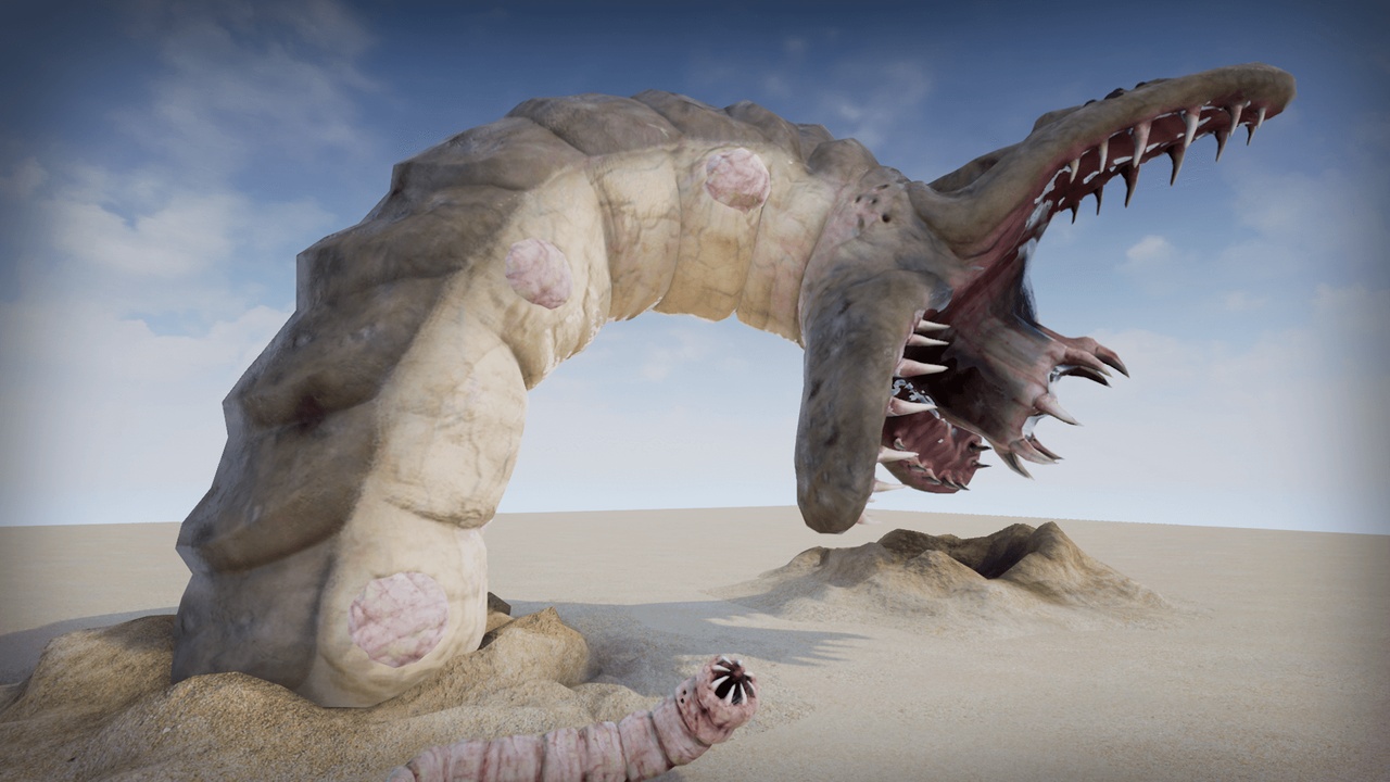 Heroic Fantasy Bosses: Giant Worm