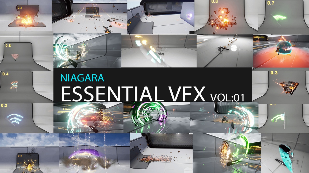 出品Advanced Niagara Essential VFX Vol:01のメディア1