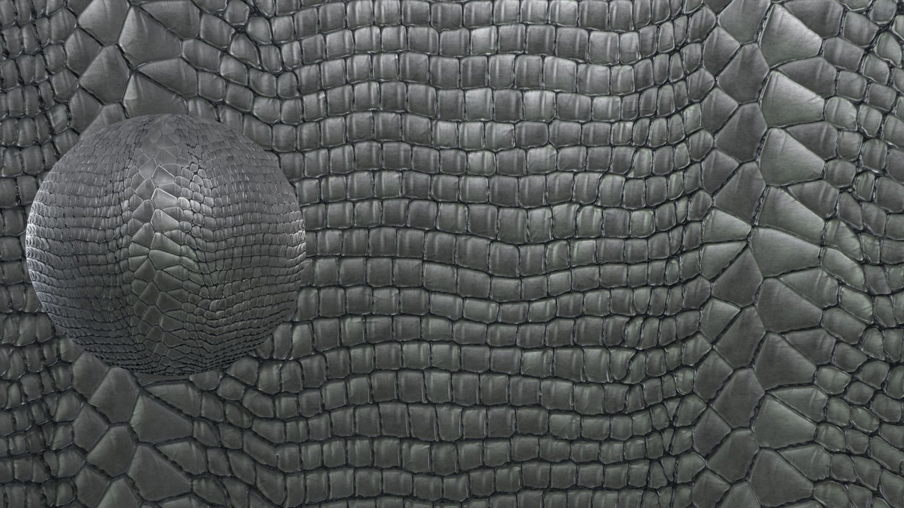 Multimedia 1 para anuncio Realistic Reptile Leather Materials Pack