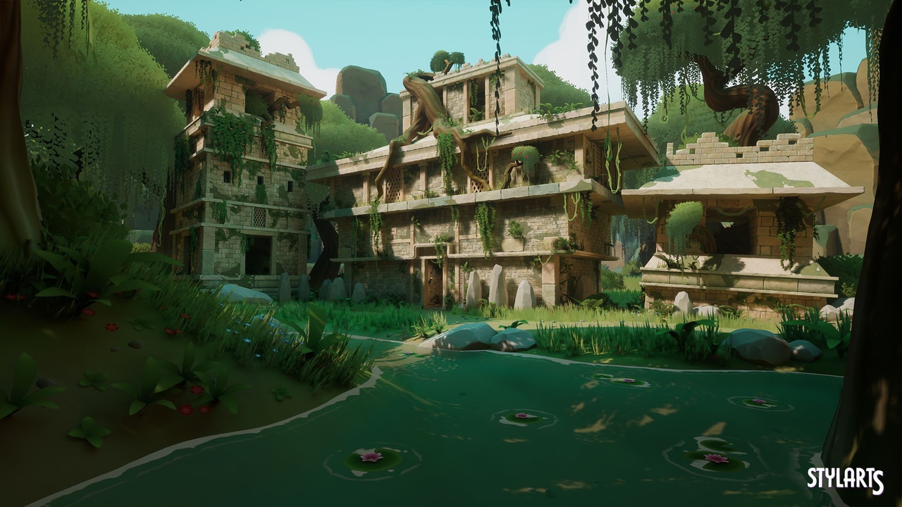 Media 1 for listing Stylized Ancient Ruins ( Stylized Ancient Ruin Ruin Old Ancient Ruin Lowpoly )