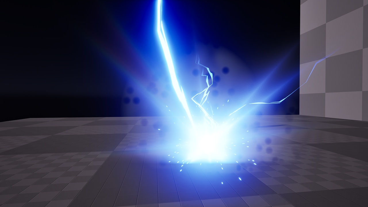 Media 1 for listing Anime Lightning Strike Vfx