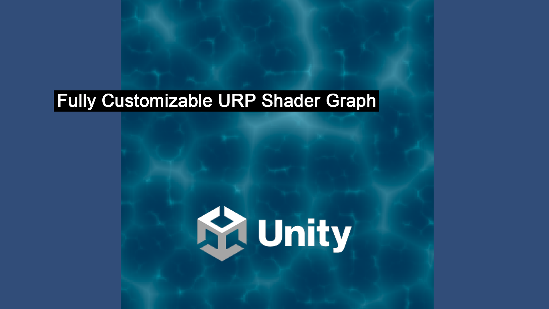 Stylized Procedural Water Shader URP Customizable Texture | Fab