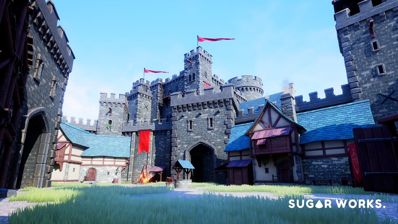 Modular Medieval Castle - Stylized Fantasy | Fab, image size:1280x720