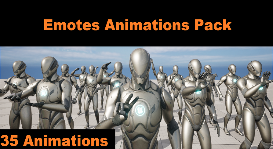 Emotes Animations Pack | Fab