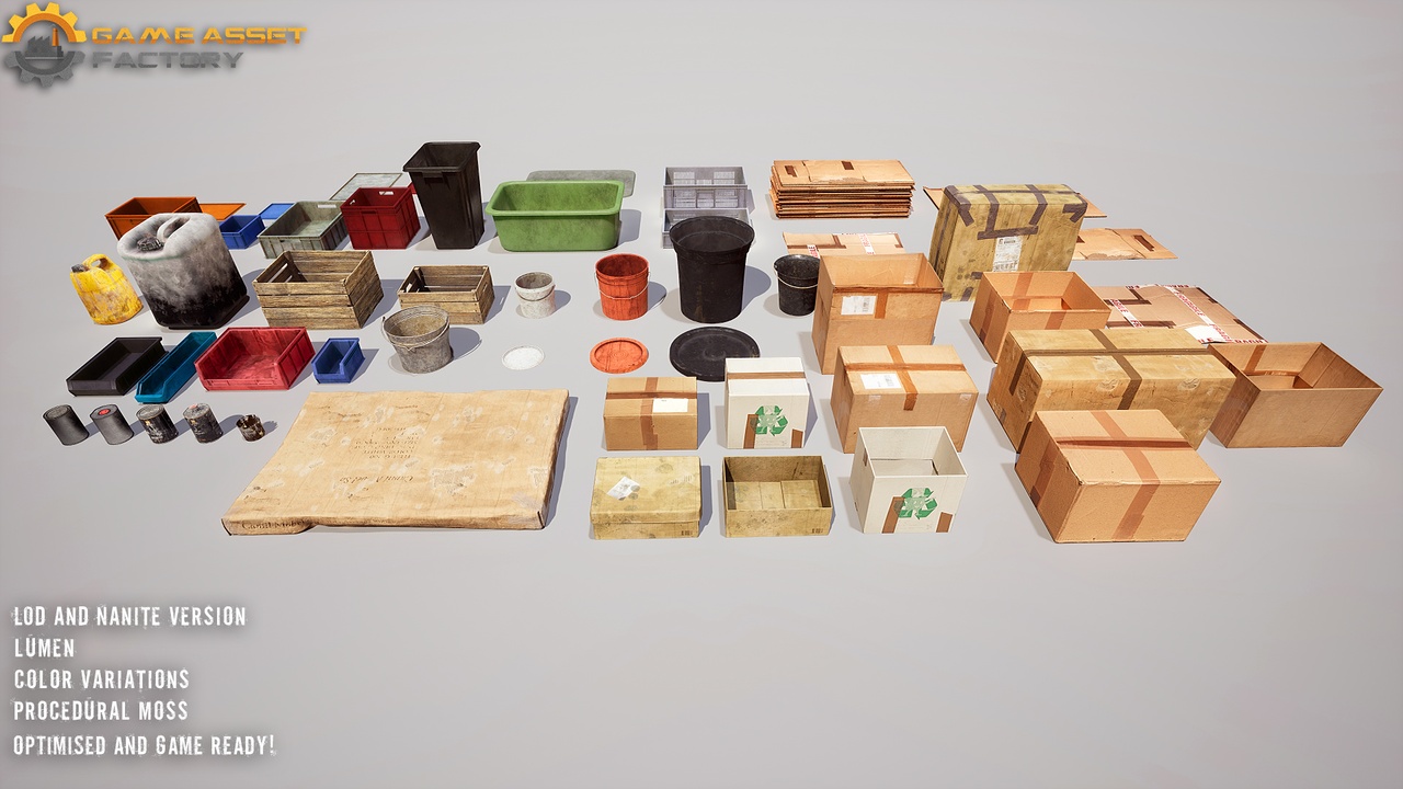 Media 1 for listing Industrial Props Vol2