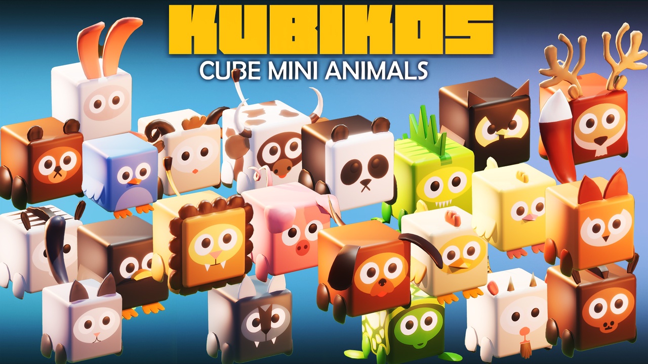 商品 KUBIKOS - 22 Animated Cube Mini Animals 的媒体 1