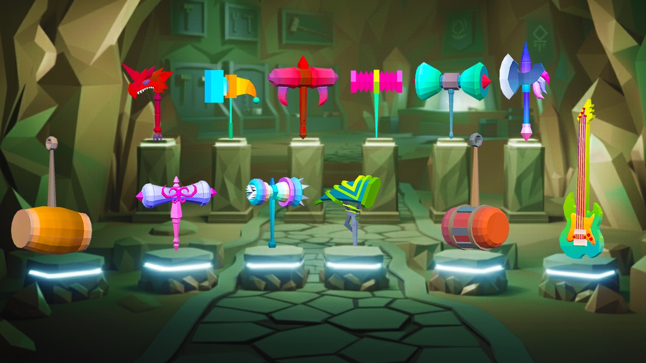 Media 1 for listing Stylized Pickaxes & Hammers Weapon Set