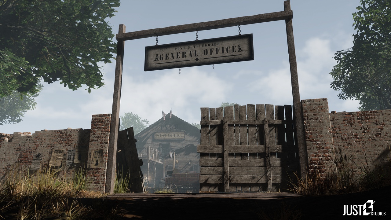 Media 1 for listing 1850s Post Office Environment (Medieval,Abandoned,Village) / Unity Engine