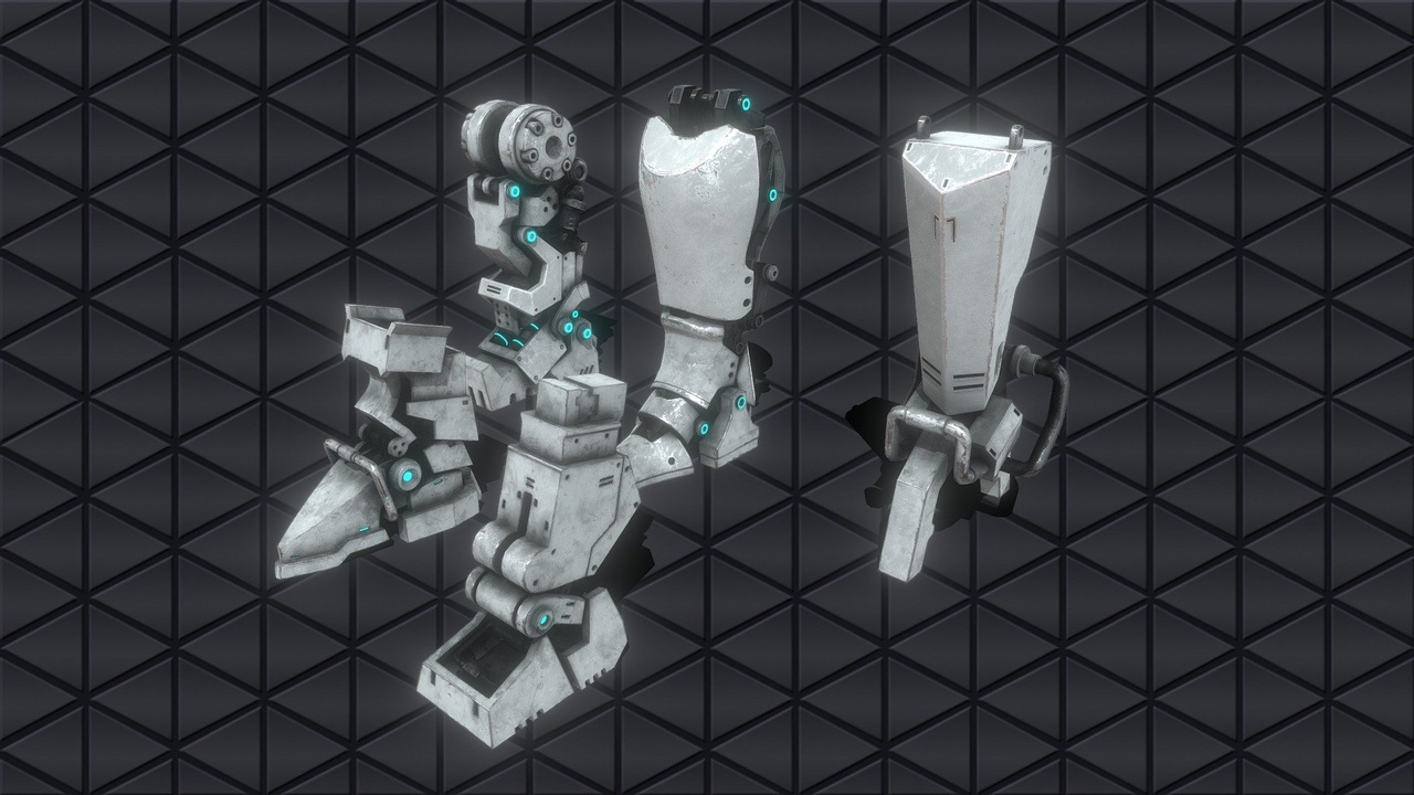 Media 1 for listing Robot leg kitbash collection part 01