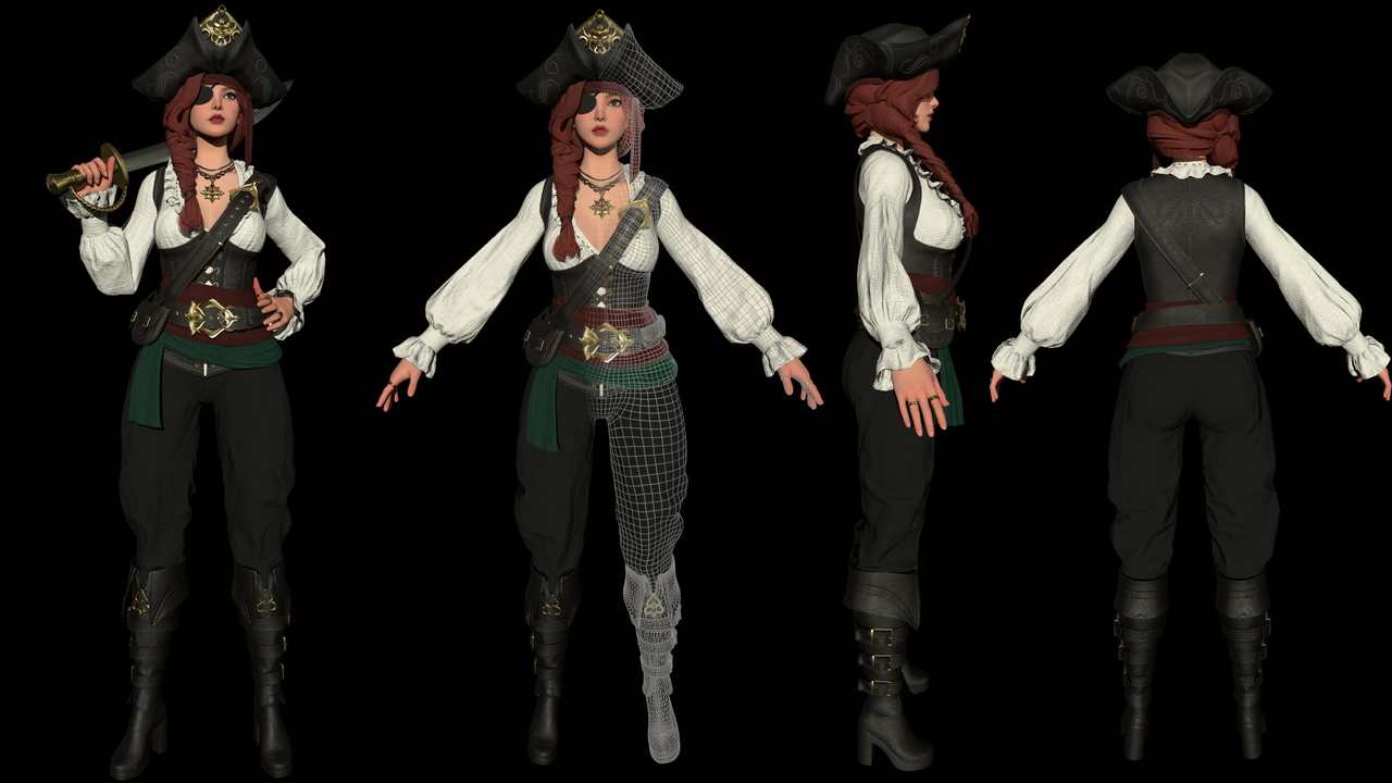 图片[2]-女海盗-Pirate_Girl-虚幻社区