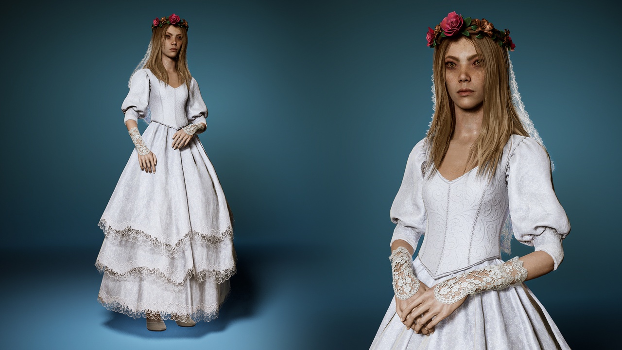 Media 1 for listing Bride – NPC Character | Morph Targets | UE5 | UNITY