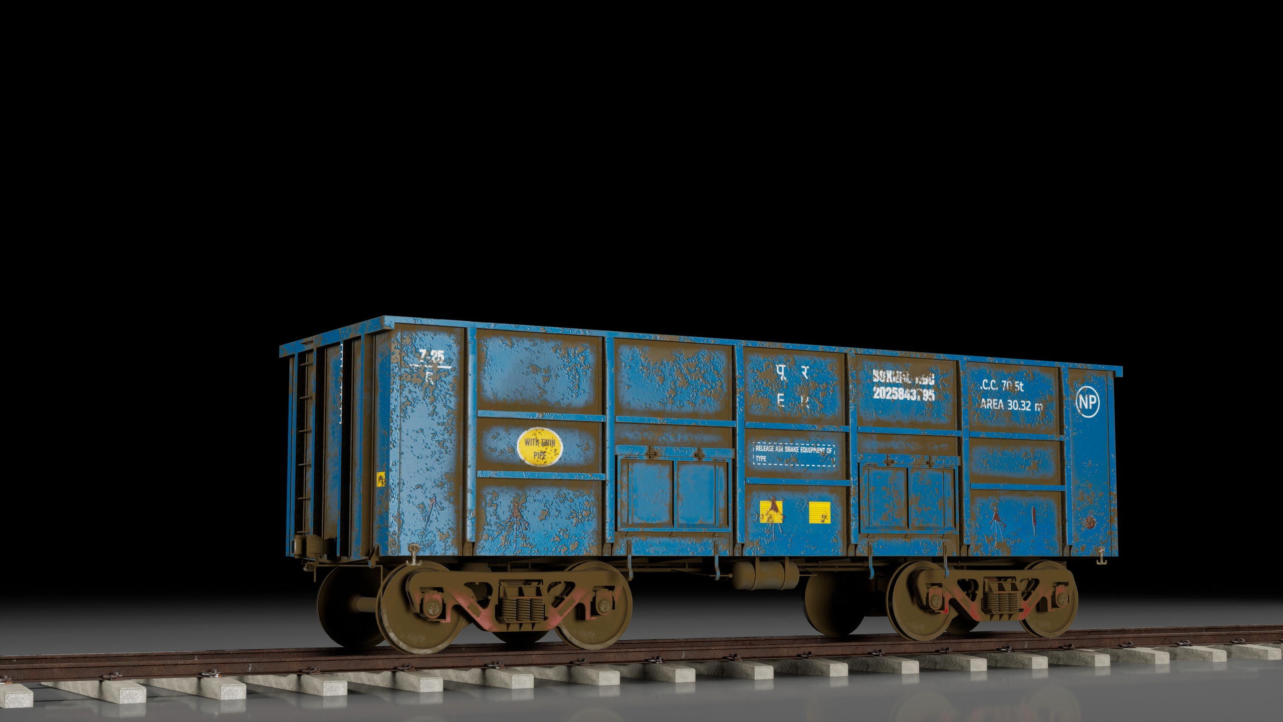 Media 1 for listing Indian Railways BOXN Freight Wagon