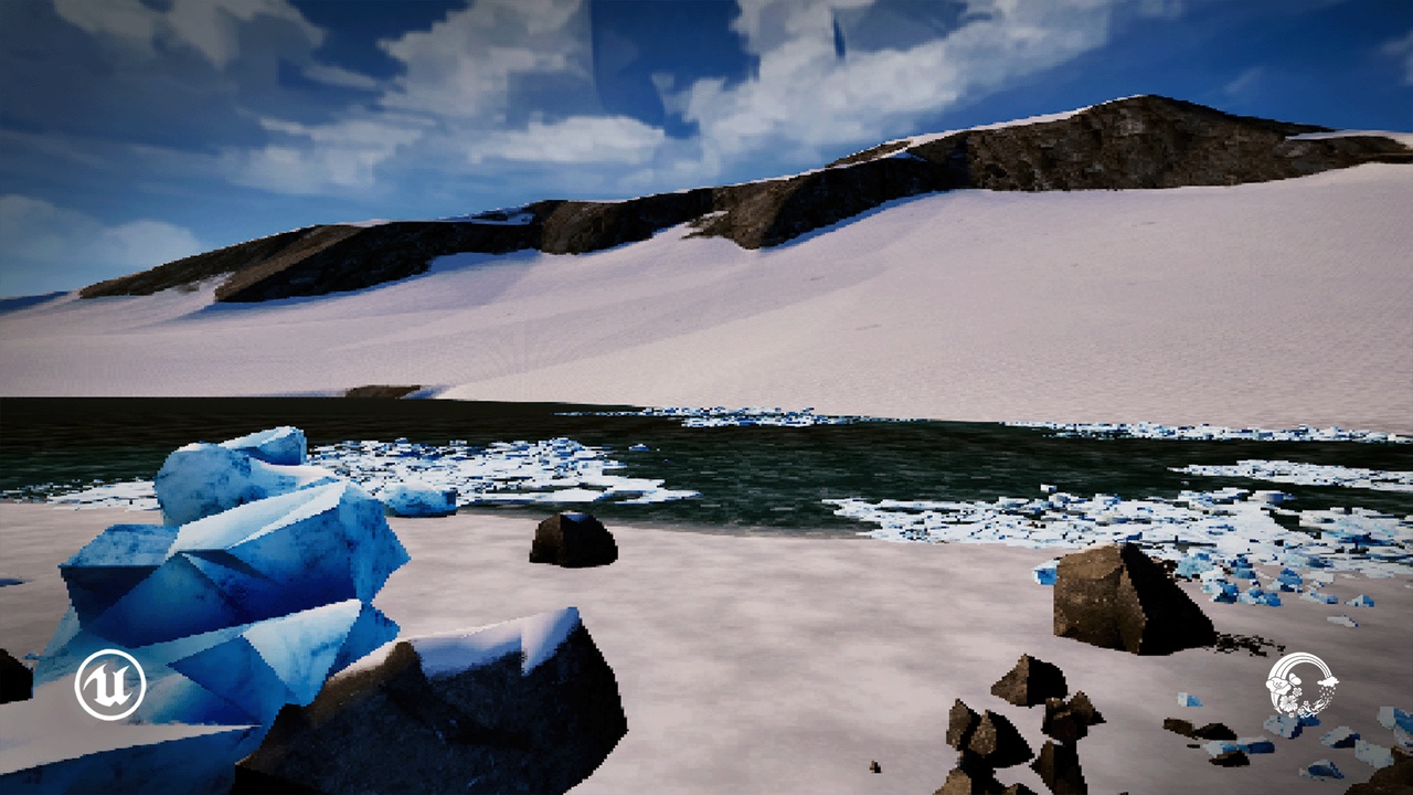 الوسائط 1 للقائمة Arctic Landscape Retro