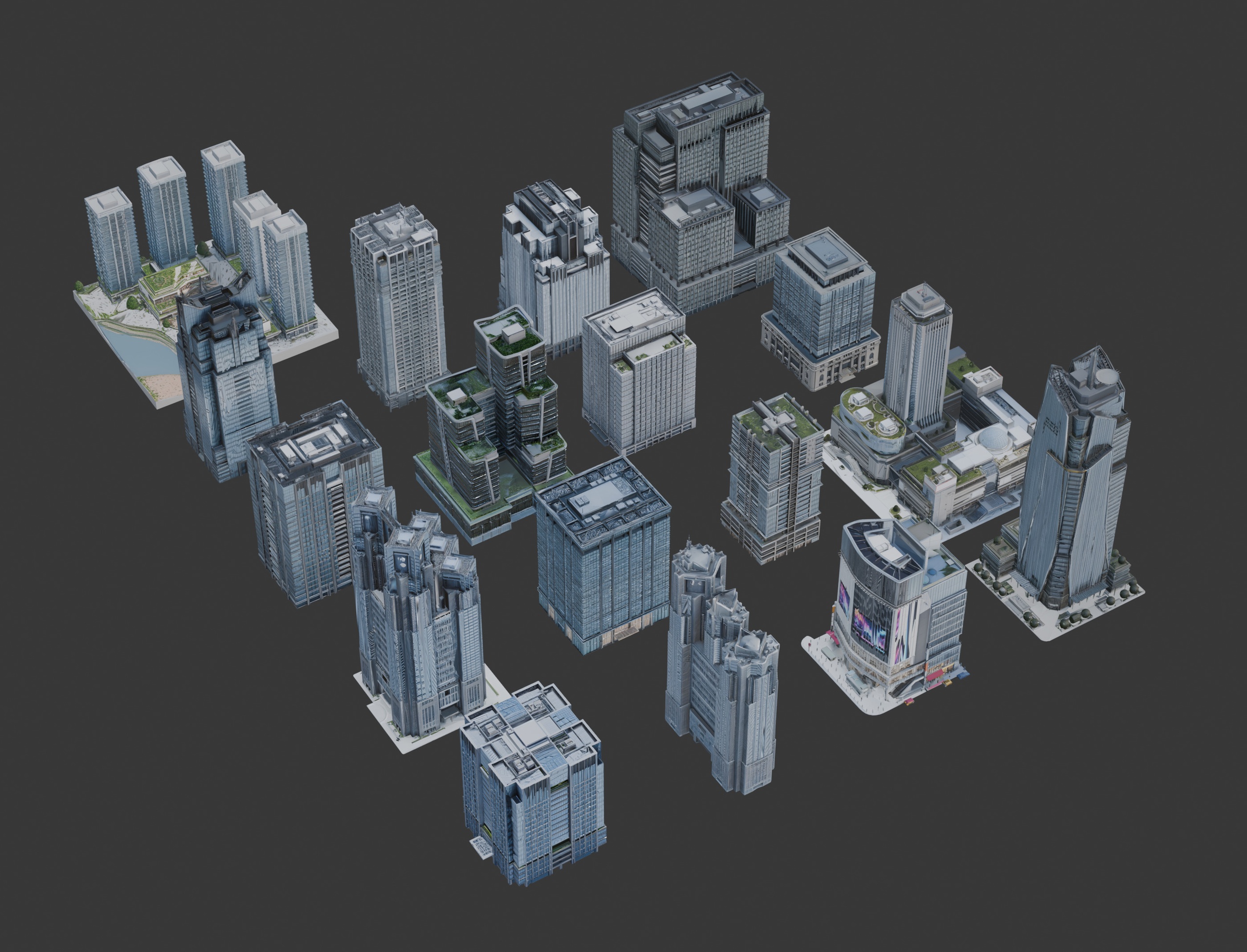 Media 1 for listing TOKYO architecture set bundle 1 - 130 buildings