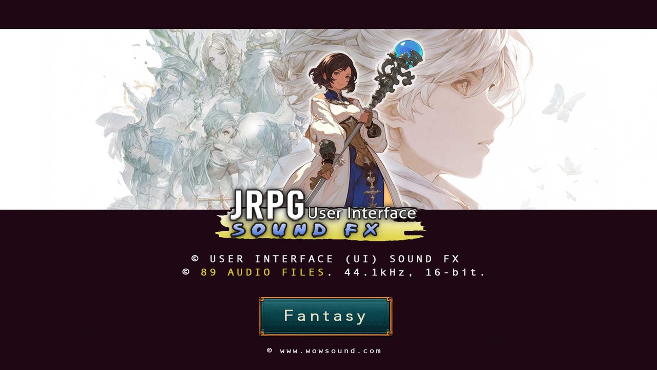 Media 1 for listing JRPG Fantasy UI Sound Effects Pack