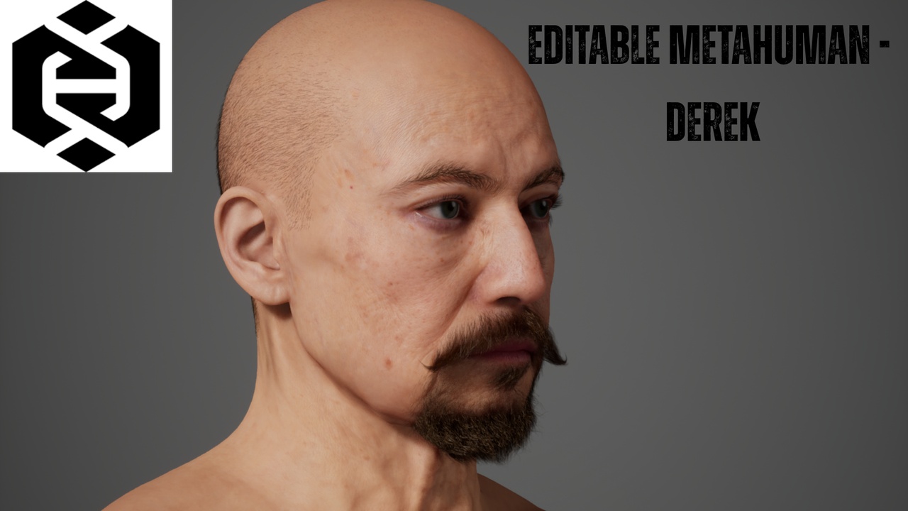 Media 1 for listing Fully Editable Metahuman - Derek