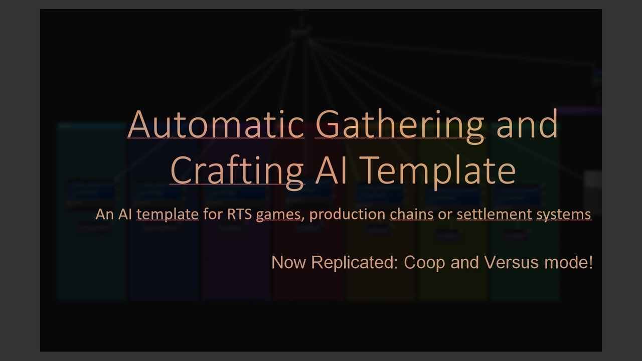Media 1 for listing Automatic Gathering and Crafting AI Template