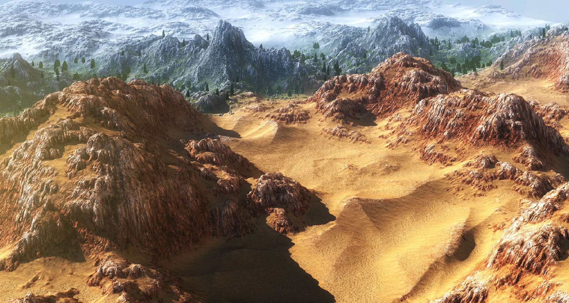 Media 1 for listing MapMagic 2 Biomes and Functions
