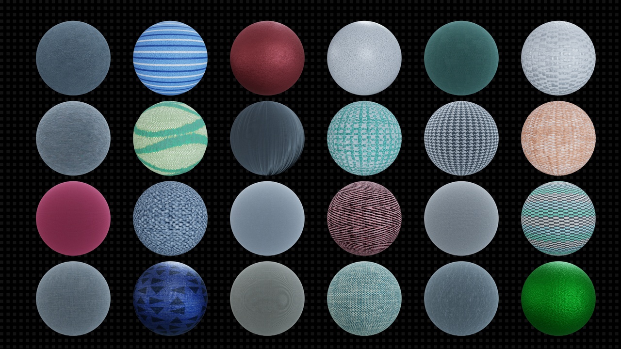 Mídia 1 do anúncio Fabric Material Pack V5.0
