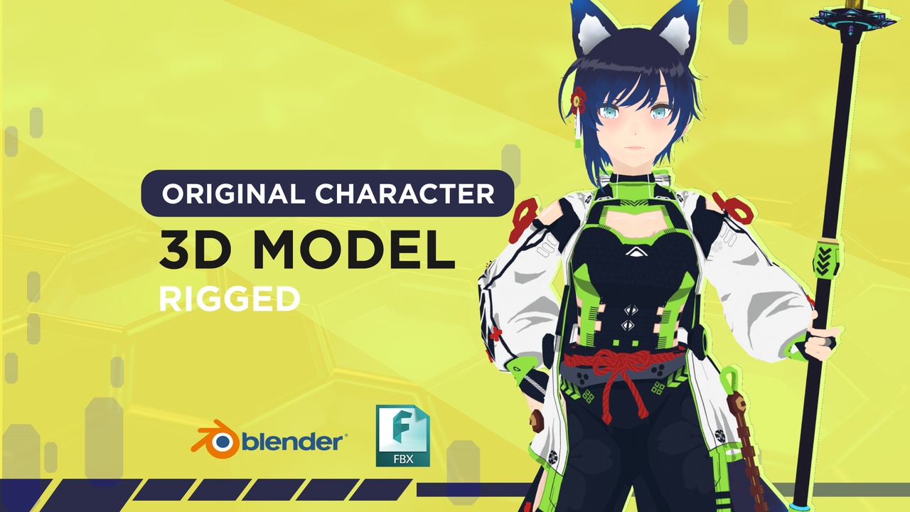 Media 1 for listing Anime Girl Codename : Obsidian Fox