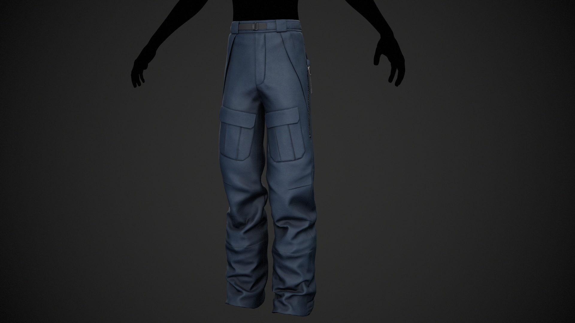 Media 1 for listing Blue Snowboard Pants Style 3