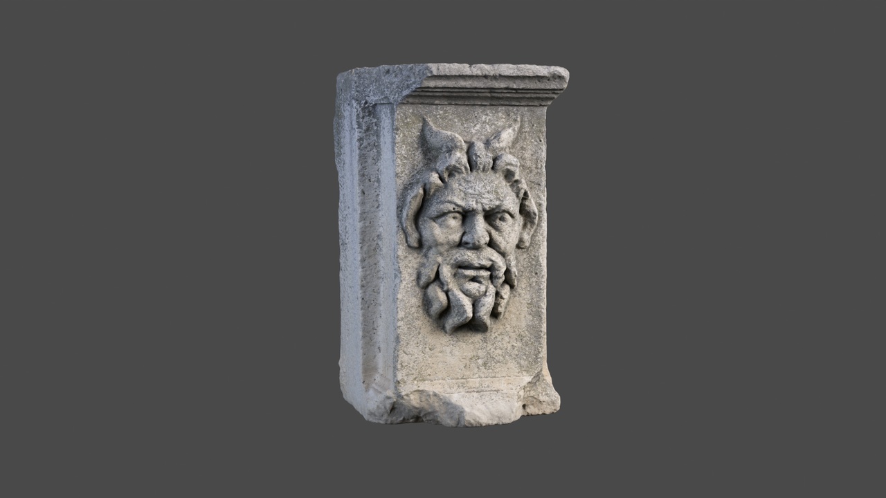 Media 1 for listing Roman Ruins Sculpted Plinth 04