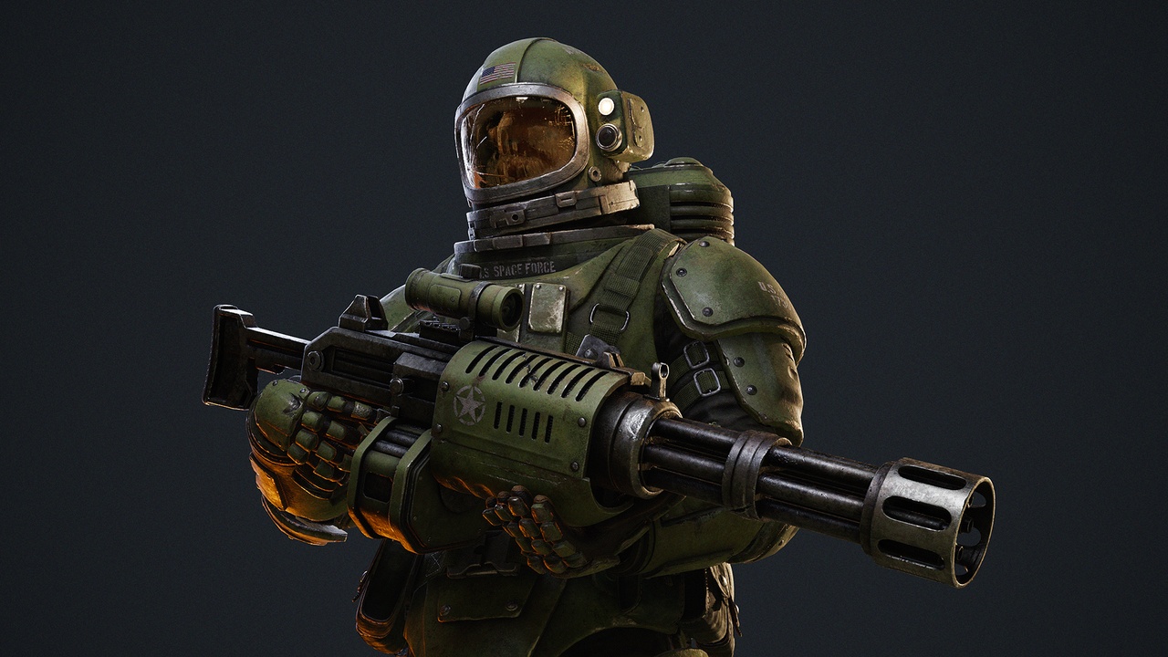 Media 1 for listing Experimental Atomic Paratrooper Suit and Weapon