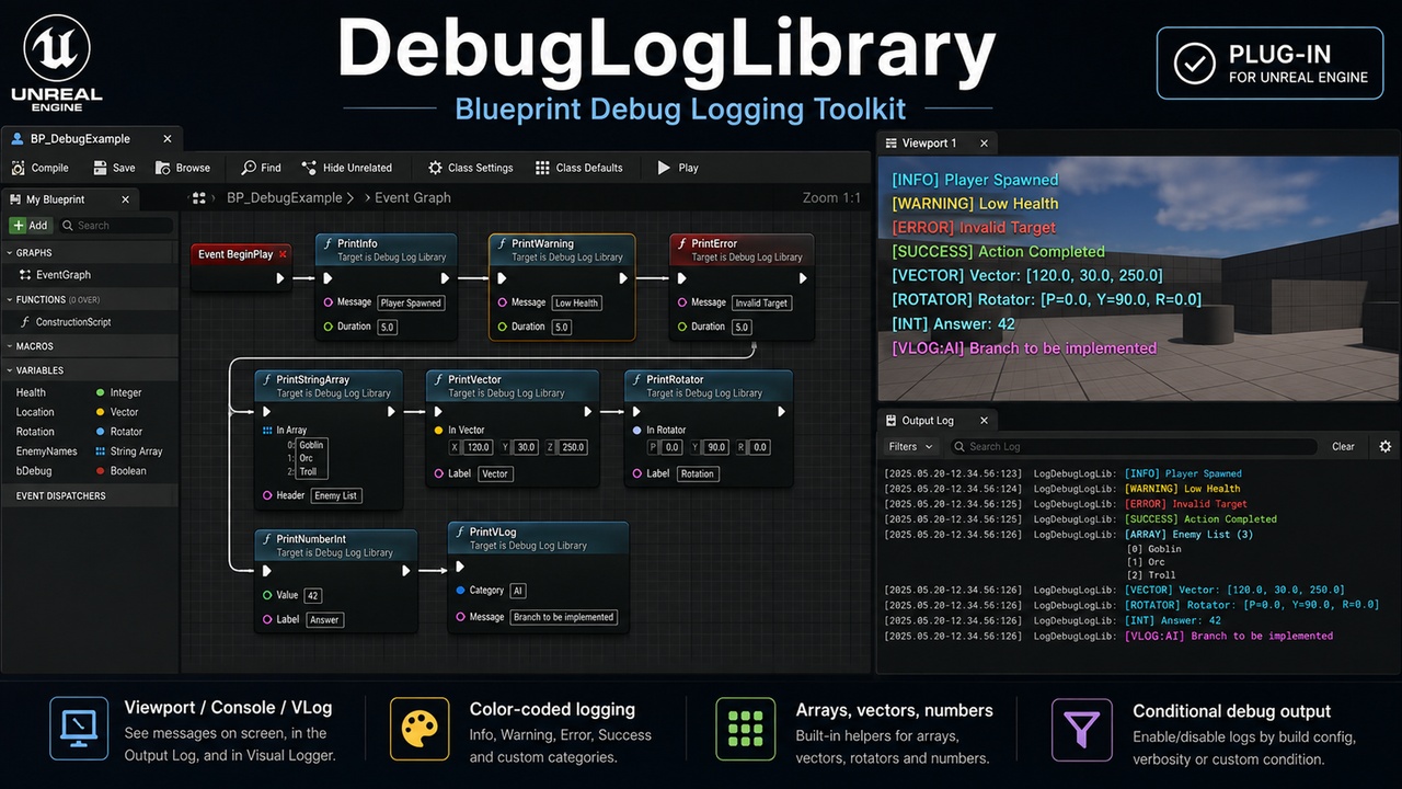 Media 1 for listing Debug Log Library Plugin