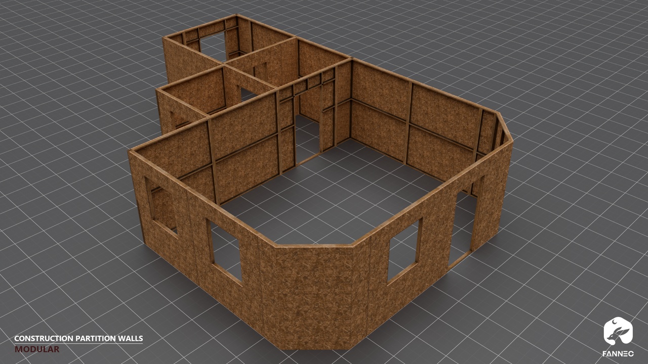 Media 1 for listing Modular - Construction Partition Walls