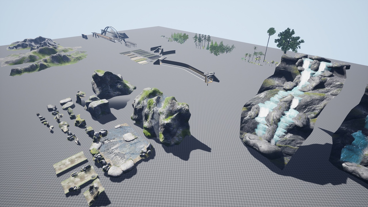 Медиа 1 для объявления Plants and landscape elements pack