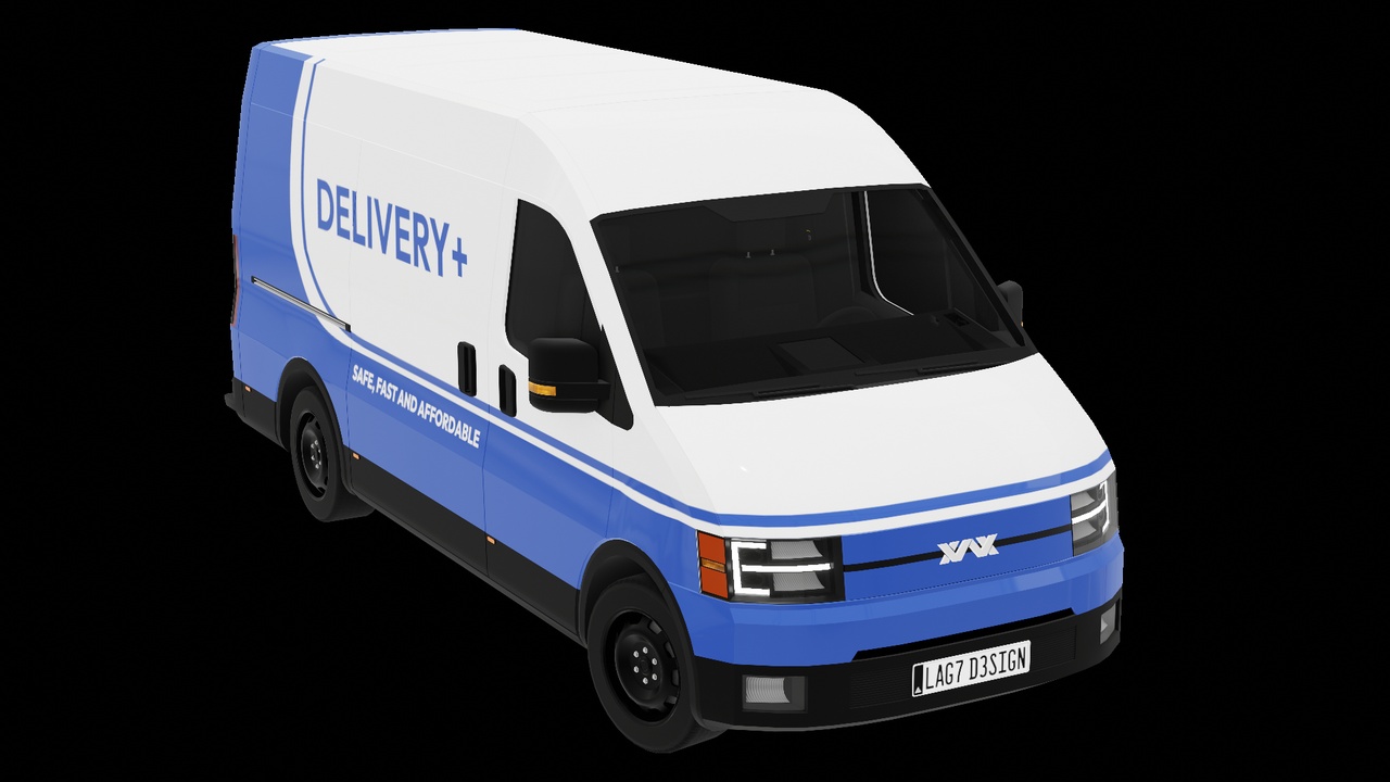 Media 1 for listing Delivery Van - Generic Low poly
