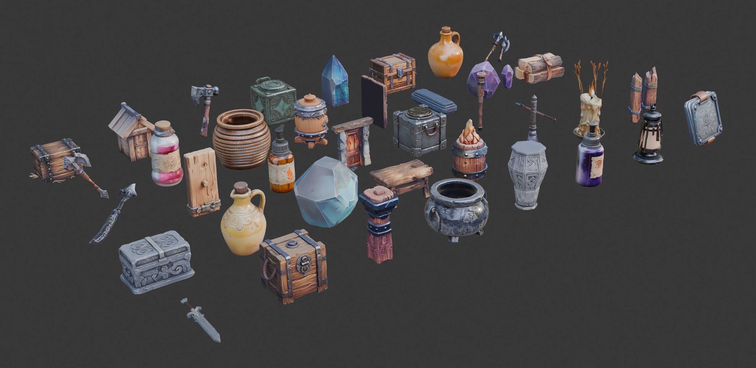 Media 1 for listing Stylized Items Set 7