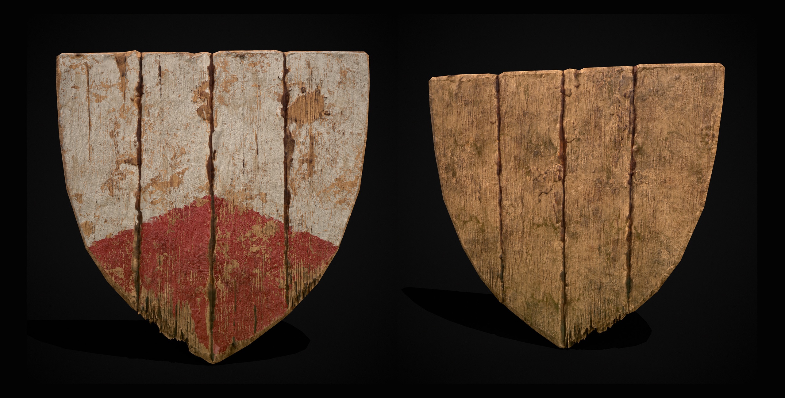 Media 1 for listing Red White Worn Coat of Arms
