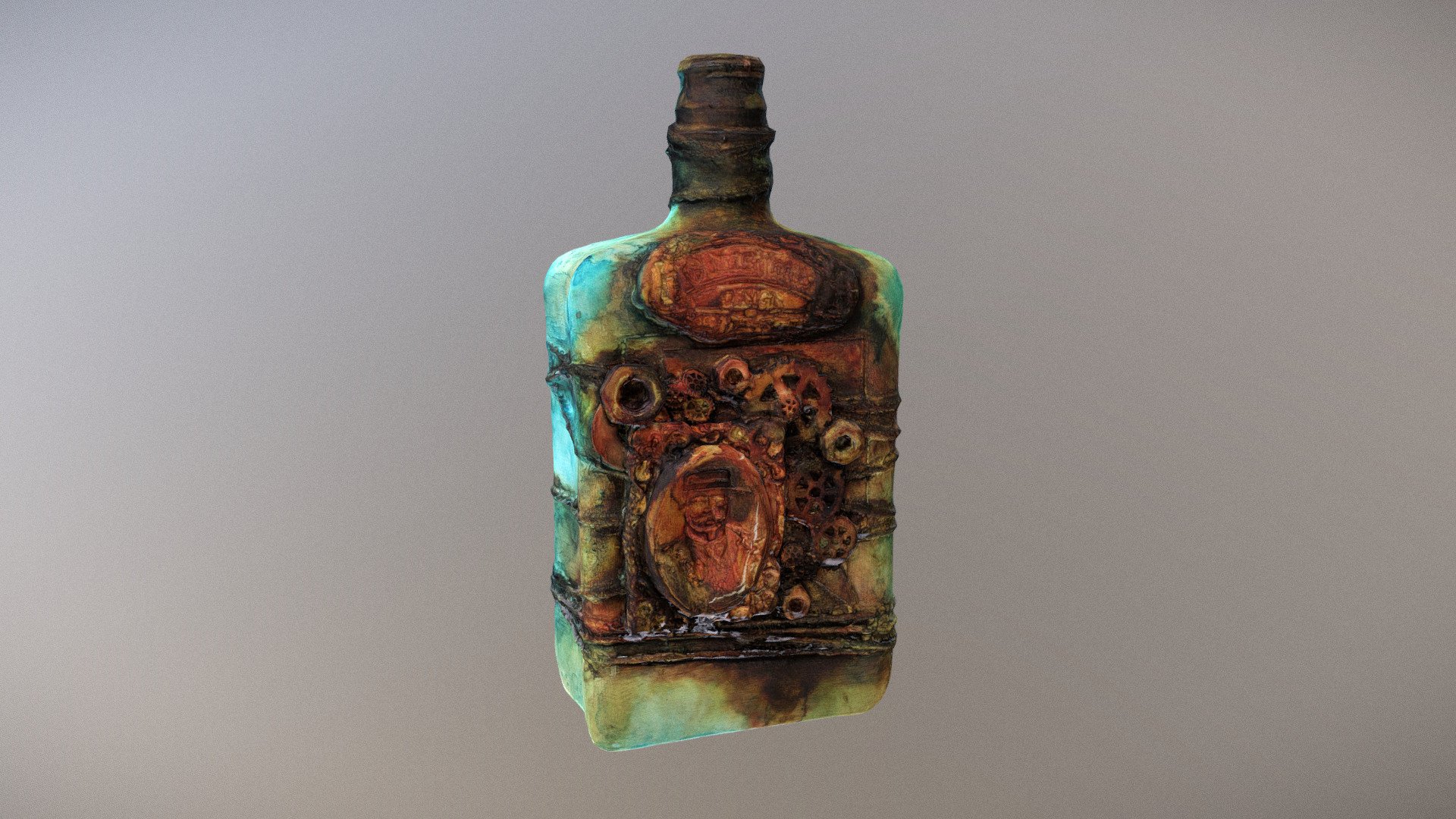 Steampunk bottle | Fab