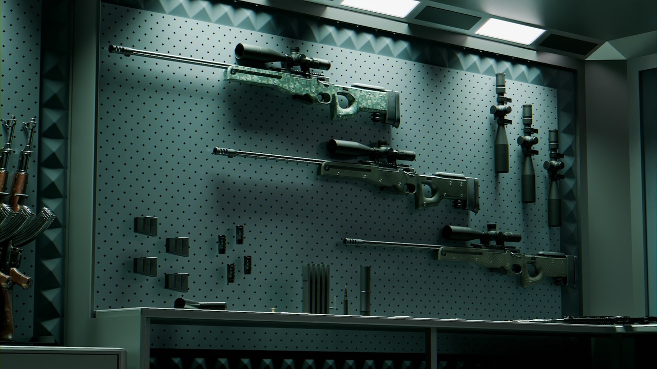 Media 1 for listing AWM Sniper Rifle collection — Fully Rigged Game Asset