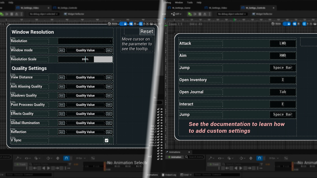 Settings Menu Kit