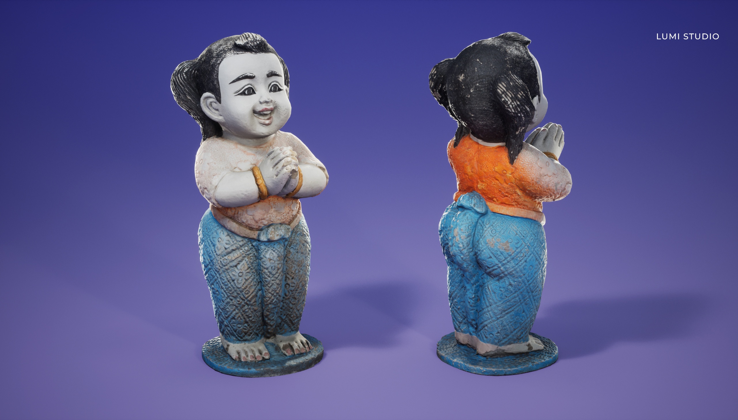 Worn Statue 제품 등록을 위한 미디어 1개