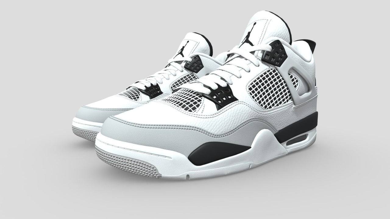 Jordan 4 Retro Military Black PBR | Fab