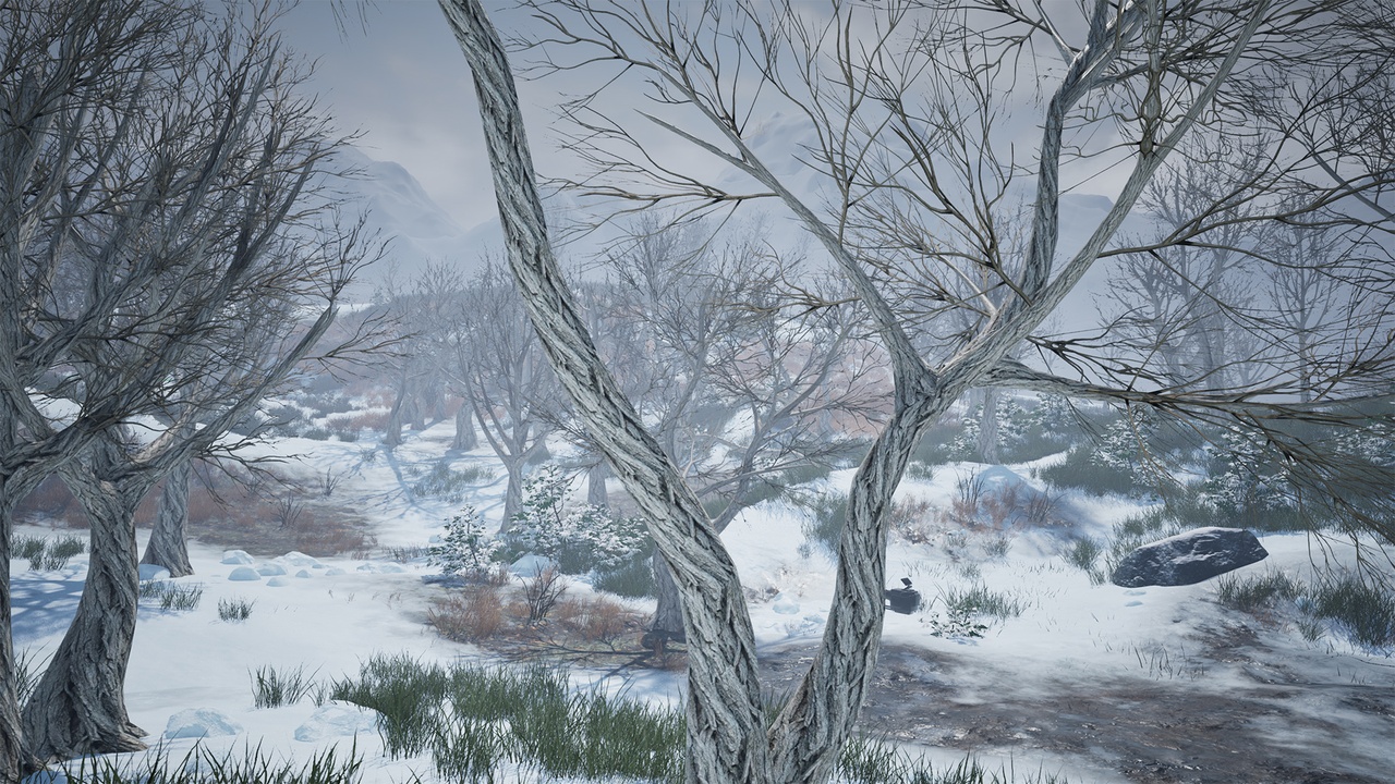 Media 1 for listing Realistic Low Poly Winter Trees Pack 32M