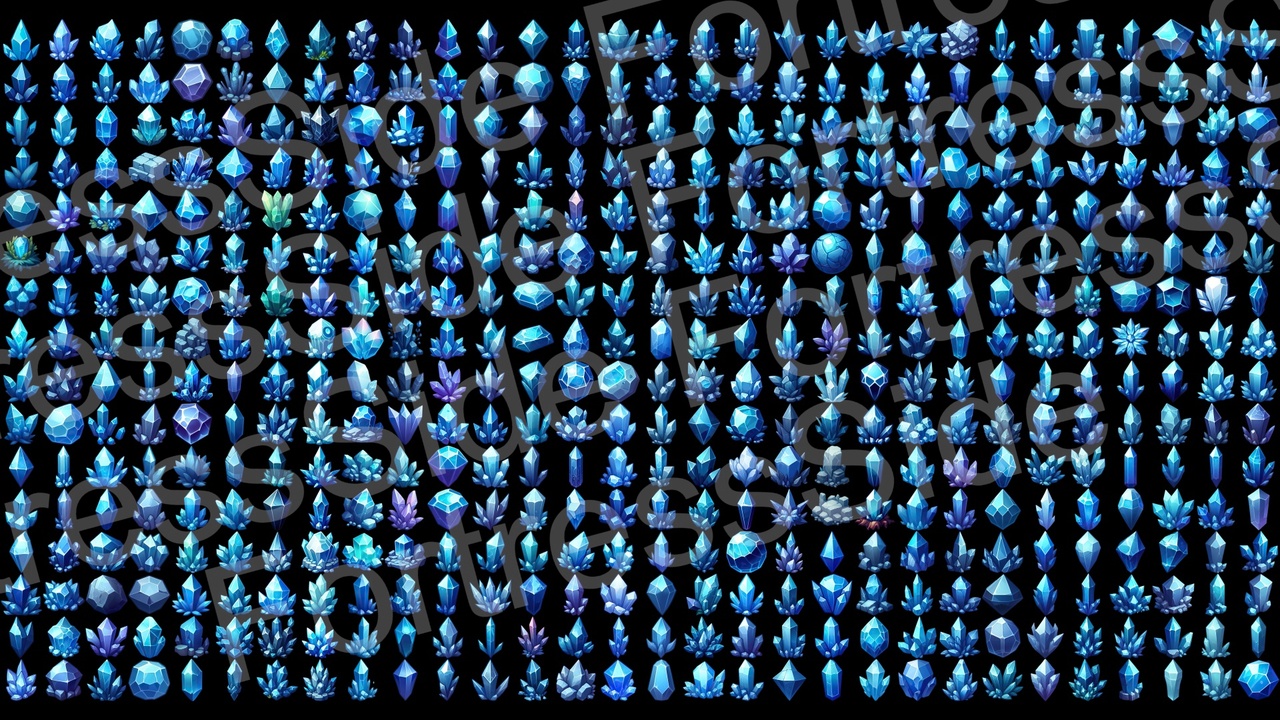 Media 1 for listing Crystals - 3000+ Sprites