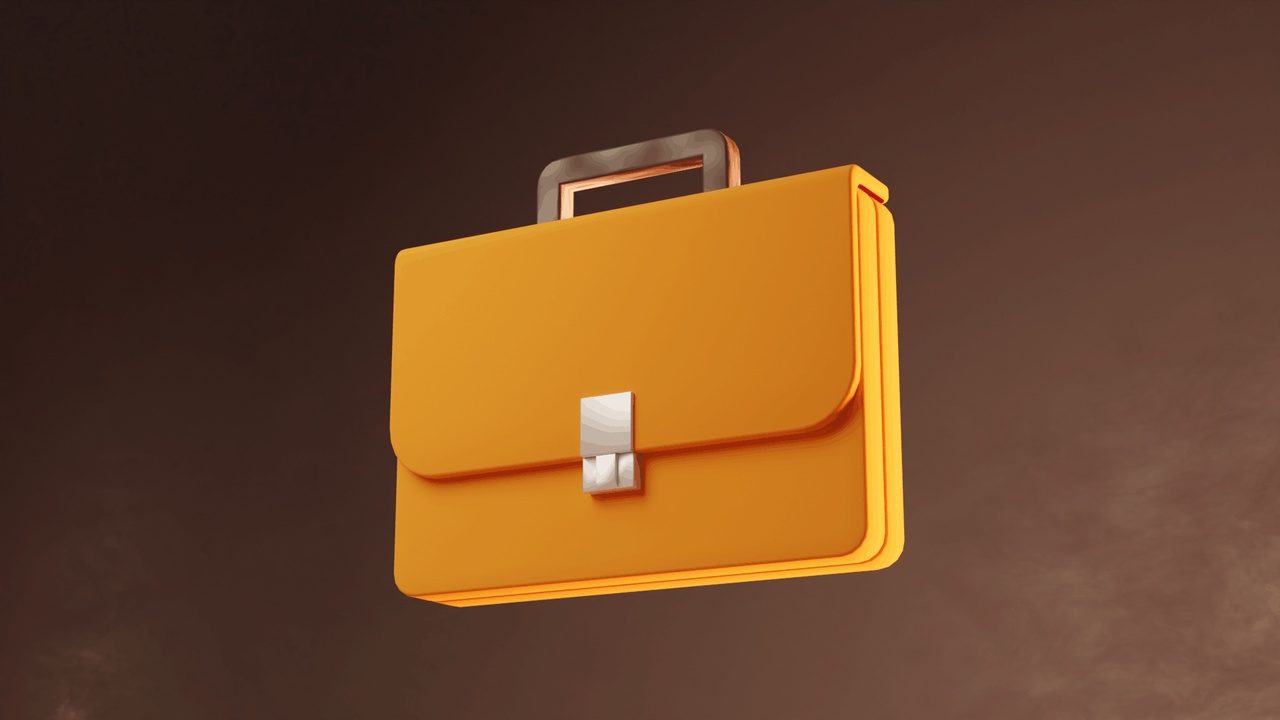 Media 1 for listing Stylized Briefcase - Low Poly Game Prop Free