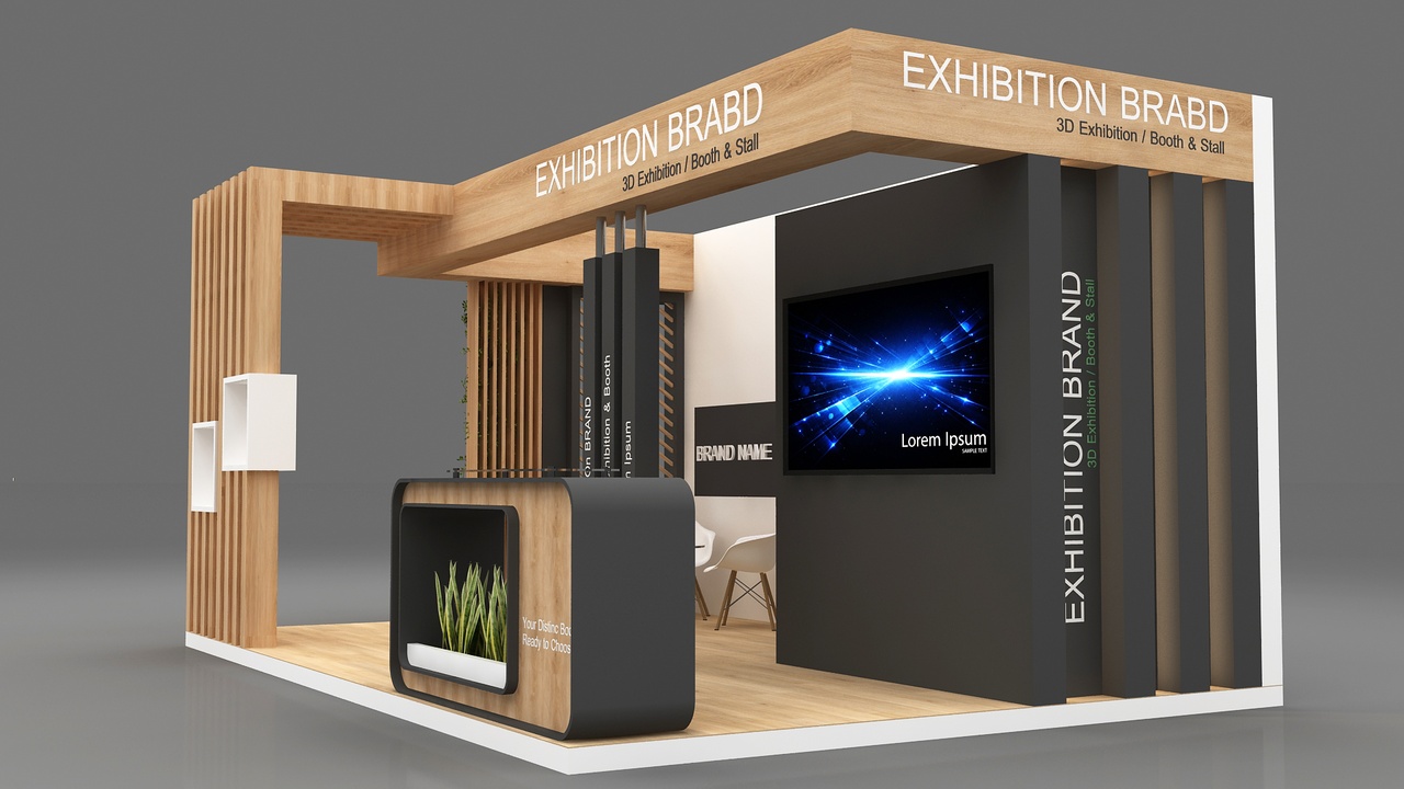 Media 1 for listing stall booth exhibition 3D Model