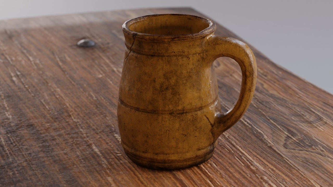Media 1 for listing Medieval Rustic Mug