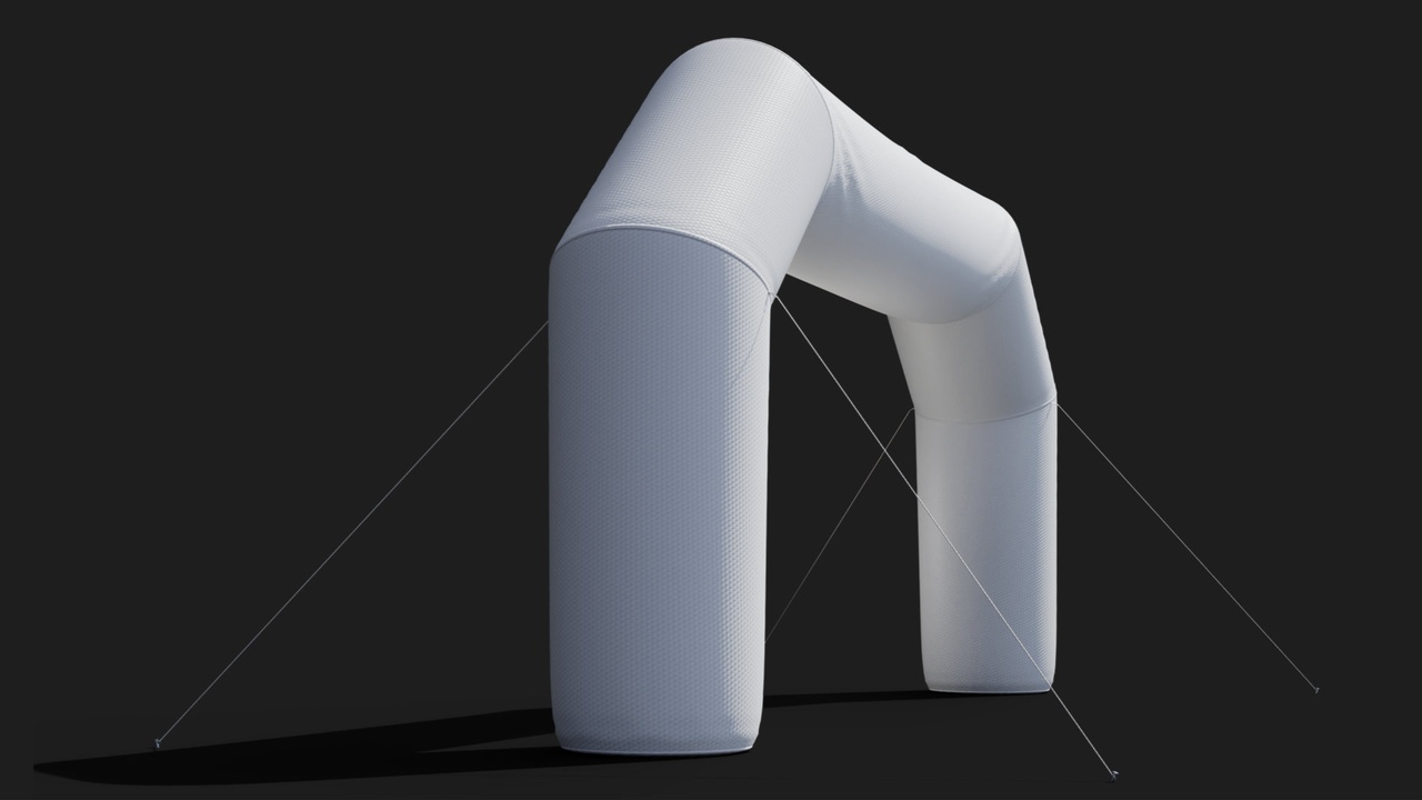 Media 1 for listing Inflateable Arch checkpoint for start finish or brand events 3D model