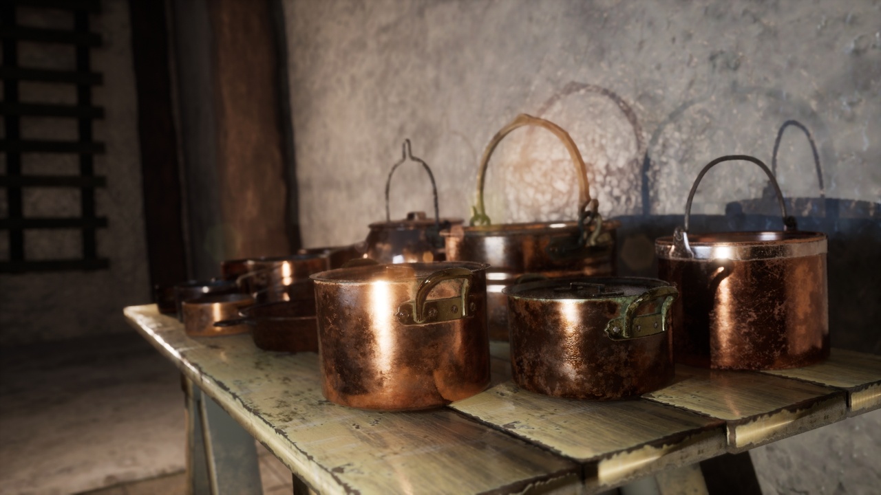 Media 1 for listing Copper Pots: Props Collections