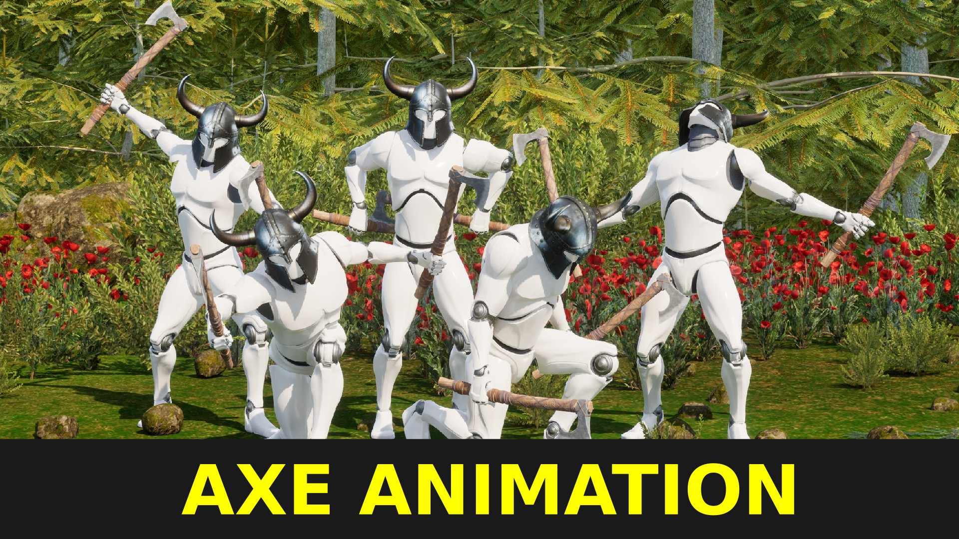Axe / dual axe animation pack | Fab