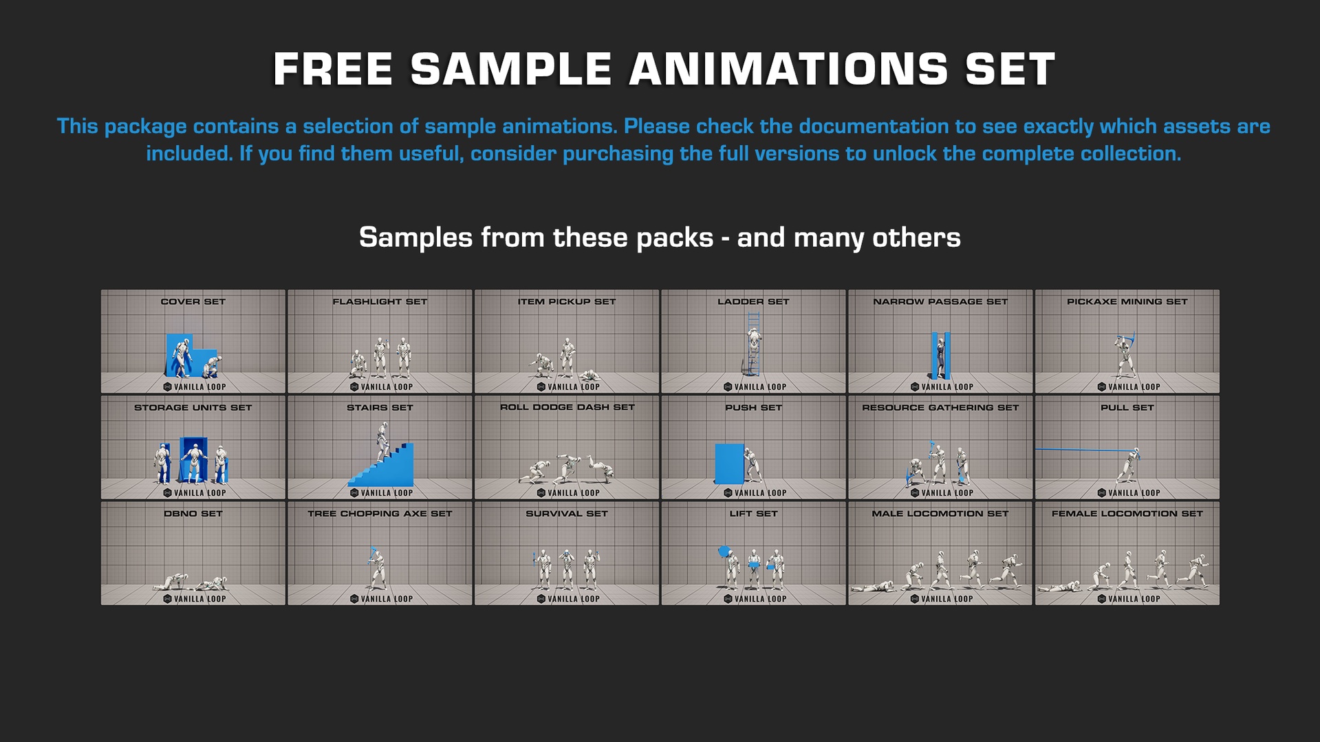 Media 1 for listing Free Sample Animation Set