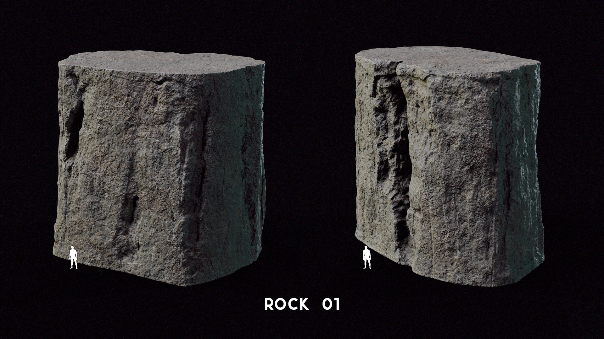 Media 1 for listing Environment - Rock Collection 05 Cliffs