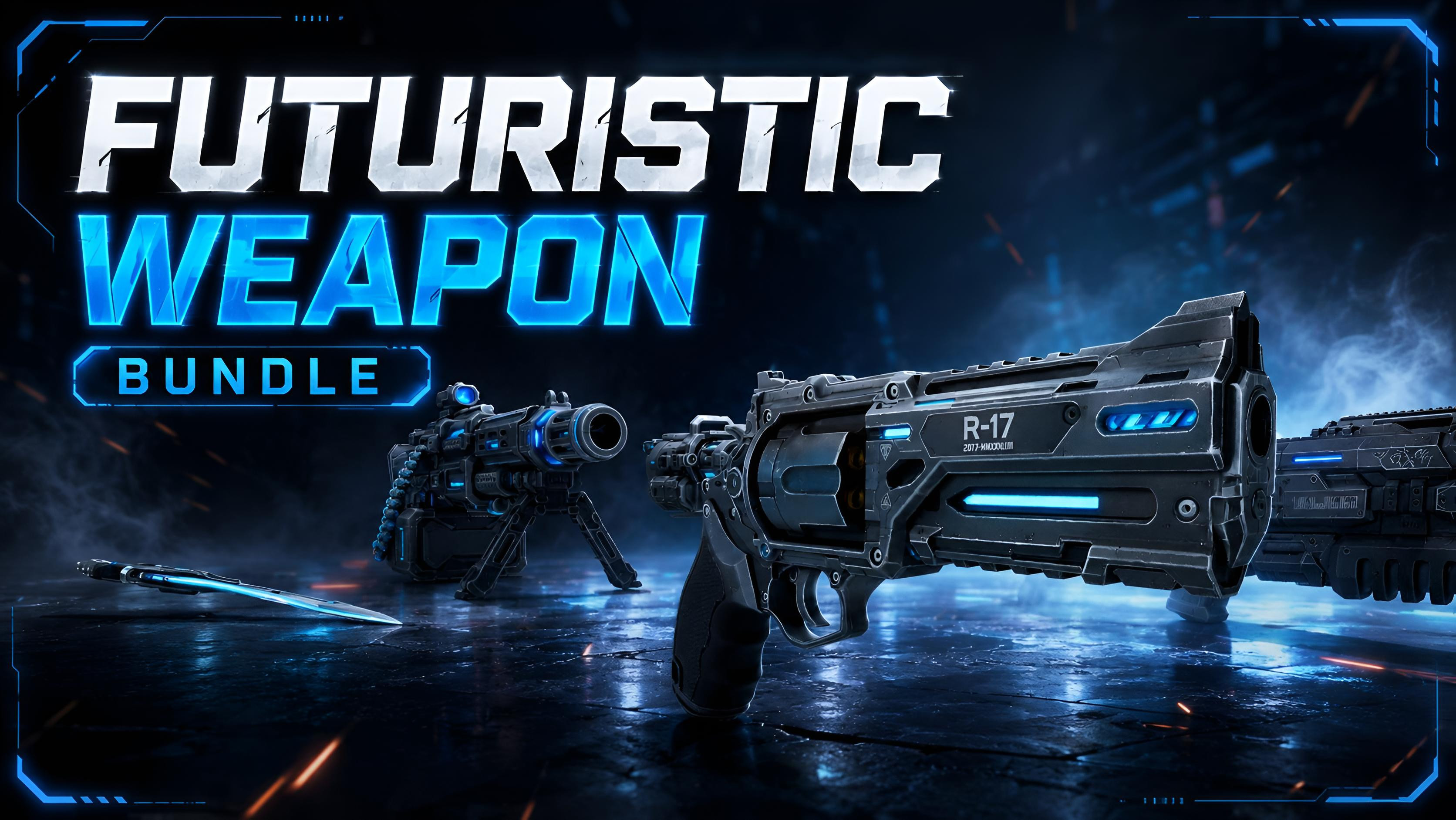 Futuristic Weapon Bundle | Fab